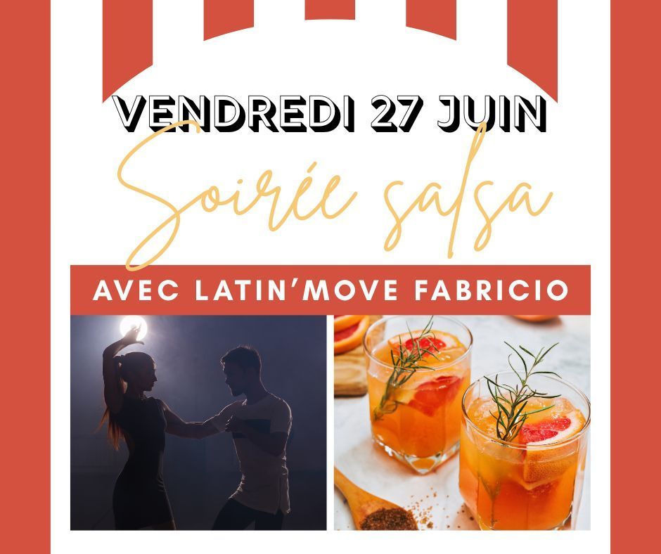 Soirée salsa 27 juin brasserie Les Chenapans